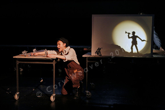 Prototype Festival presents “The Scarlet Ibis” Directed by Mallory Catlett, Music Direction by Steven Osgood, Puppetry Design by Tom Lee, Set Design by Joseph Silovsky, Lighting Design by Jeanette Oi-