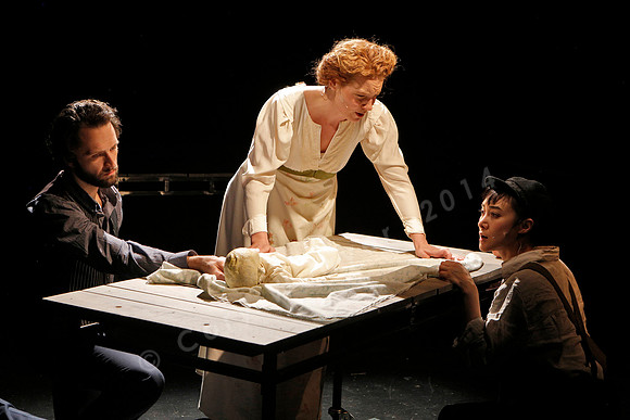 Prototype Festival presents “The Scarlet Ibis” Directed by Mallory Catlett, Music Direction by Steven Osgood, Puppetry Design by Tom Lee, Set Design by Joseph Silovsky, Lighting Design by Jeanette Oi-