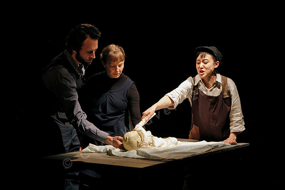 Prototype Festival presents “The Scarlet Ibis” Directed by Mallory Catlett, Music Direction by Steven Osgood, Puppetry Design by Tom Lee, Set Design by Joseph Silovsky, Lighting Design by Jeanette Oi-