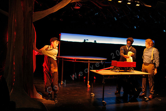 Prototype Festival presents “The Scarlet Ibis” Directed by Mallory Catlett, Music Direction by Steven Osgood, Puppetry Design by Tom Lee, Set Design by Joseph Silovsky, Lighting Design by Jeanette Oi-