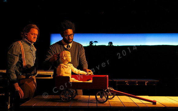 Prototype Festival presents “The Scarlet Ibis” Directed by Mallory Catlett, Music Direction by Steven Osgood, Puppetry Design by Tom Lee, Set Design by Joseph Silovsky, Lighting Design by Jeanette Oi-