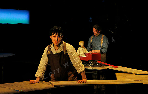 Prototype Festival presents “The Scarlet Ibis” Directed by Mallory Catlett, Music Direction by Steven Osgood, Puppetry Design by Tom Lee, Set Design by Joseph Silovsky, Lighting Design by Jeanette Oi-