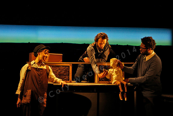 Prototype Festival presents “The Scarlet Ibis” Directed by Mallory Catlett, Music Direction by Steven Osgood, Puppetry Design by Tom Lee, Set Design by Joseph Silovsky, Lighting Design by Jeanette Oi-