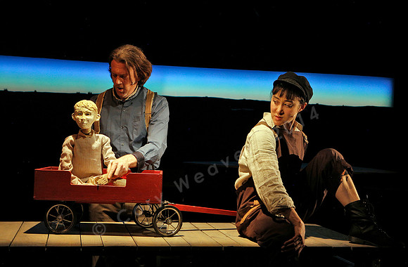 Prototype Festival presents “The Scarlet Ibis” Directed by Mallory Catlett, Music Direction by Steven Osgood, Puppetry Design by Tom Lee, Set Design by Joseph Silovsky, Lighting Design by Jeanette Oi-