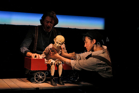 Prototype Festival presents “The Scarlet Ibis” Directed by Mallory Catlett, Music Direction by Steven Osgood, Puppetry Design by Tom Lee, Set Design by Joseph Silovsky, Lighting Design by Jeanette Oi-