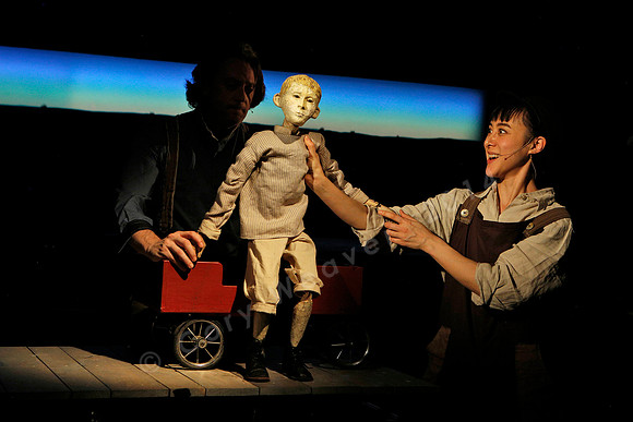 Prototype Festival presents “The Scarlet Ibis” Directed by Mallory Catlett, Music Direction by Steven Osgood, Puppetry Design by Tom Lee, Set Design by Joseph Silovsky, Lighting Design by Jeanette Oi-