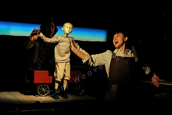 Prototype Festival presents “The Scarlet Ibis” Directed by Mallory Catlett, Music Direction by Steven Osgood, Puppetry Design by Tom Lee, Set Design by Joseph Silovsky, Lighting Design by Jeanette Oi-