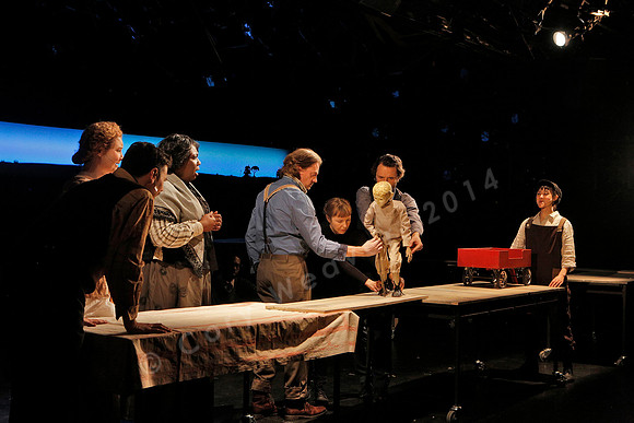 Prototype Festival presents “The Scarlet Ibis” Directed by Mallory Catlett, Music Direction by Steven Osgood, Puppetry Design by Tom Lee, Set Design by Joseph Silovsky, Lighting Design by Jeanette Oi-