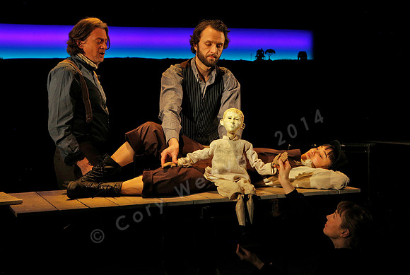 Prototype Festival presents “The Scarlet Ibis” Directed by Mallory Catlett, Music Direction by Steven Osgood, Puppetry Design by Tom Lee, Set Design by Joseph Silovsky, Lighting Design by Jeanette Oi-