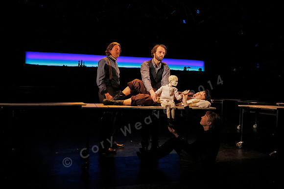 Prototype Festival presents “The Scarlet Ibis” Directed by Mallory Catlett, Music Direction by Steven Osgood, Puppetry Design by Tom Lee, Set Design by Joseph Silovsky, Lighting Design by Jeanette Oi-