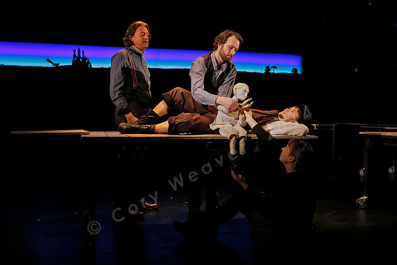 Prototype Festival presents “The Scarlet Ibis” Directed by Mallory Catlett, Music Direction by Steven Osgood, Puppetry Design by Tom Lee, Set Design by Joseph Silovsky, Lighting Design by Jeanette Oi-