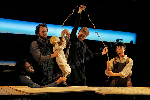 Prototype Festival presents “The Scarlet Ibis” Directed by Mallory Catlett, Music Direction by Steven Osgood, Puppetry Design by Tom Lee, Set Design by Joseph Silovsky, Lighting Design by Jeanette Oi-