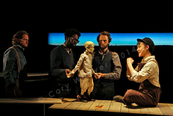 Prototype Festival presents “The Scarlet Ibis” Directed by Mallory Catlett, Music Direction by Steven Osgood, Puppetry Design by Tom Lee, Set Design by Joseph Silovsky, Lighting Design by Jeanette Oi-