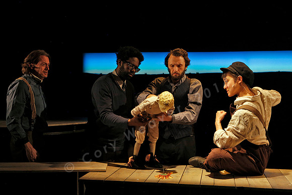Prototype Festival presents “The Scarlet Ibis” Directed by Mallory Catlett, Music Direction by Steven Osgood, Puppetry Design by Tom Lee, Set Design by Joseph Silovsky, Lighting Design by Jeanette Oi-