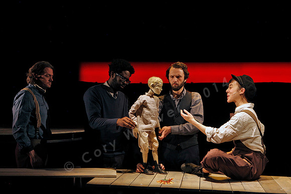 Prototype Festival presents “The Scarlet Ibis” Directed by Mallory Catlett, Music Direction by Steven Osgood, Puppetry Design by Tom Lee, Set Design by Joseph Silovsky, Lighting Design by Jeanette Oi-