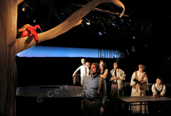 Prototype Festival presents “The Scarlet Ibis” Directed by Mallory Catlett, Music Direction by Steven Osgood, Puppetry Design by Tom Lee, Set Design by Joseph Silovsky, Lighting Design by Jeanette Oi-