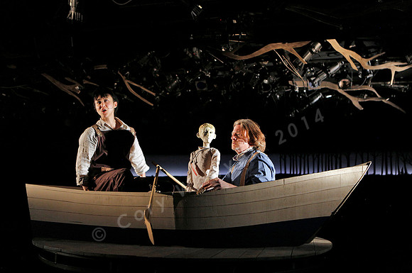 Prototype Festival presents “The Scarlet Ibis” Directed by Mallory Catlett, Music Direction by Steven Osgood, Puppetry Design by Tom Lee, Set Design by Joseph Silovsky, Lighting Design by Jeanette Oi-