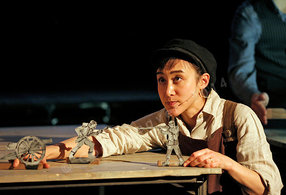 Prototype Festival presents “The Scarlet Ibis” Directed by Mallory Catlett, Music Direction by Steven Osgood, Puppetry Design by Tom Lee, Set Design by Joseph Silovsky, Lighting Design by Jeanette Oi-