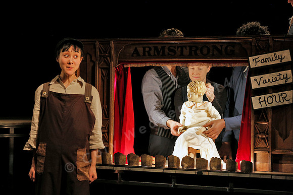 Prototype Festival presents “The Scarlet Ibis” Directed by Mallory Catlett, Music Direction by Steven Osgood, Puppetry Design by Tom Lee, Set Design by Joseph Silovsky, Lighting Design by Jeanette Oi-