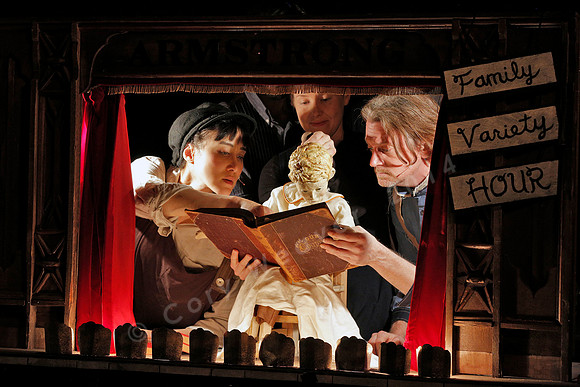Prototype Festival presents “The Scarlet Ibis” Directed by Mallory Catlett, Music Direction by Steven Osgood, Puppetry Design by Tom Lee, Set Design by Joseph Silovsky, Lighting Design by Jeanette Oi-