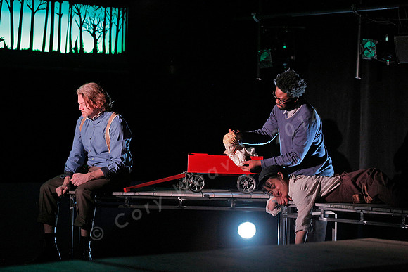 Prototype Festival presents “The Scarlet Ibis” Directed by Mallory Catlett, Music Direction by Steven Osgood, Puppetry Design by Tom Lee, Set Design by Joseph Silovsky, Lighting Design by Jeanette Oi-