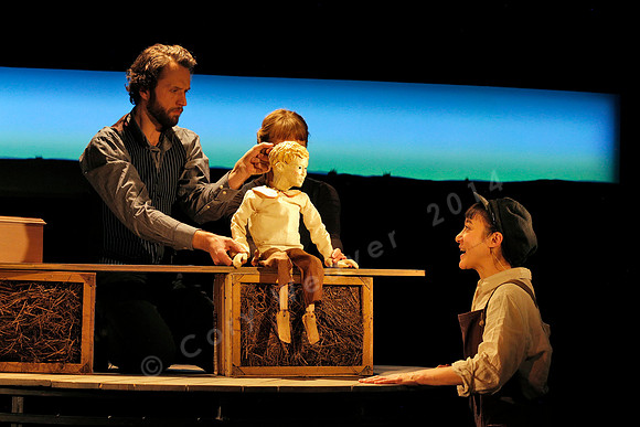 Prototype Festival presents “The Scarlet Ibis” Directed by Mallory Catlett, Music Direction by Steven Osgood, Puppetry Design by Tom Lee, Set Design by Joseph Silovsky, Lighting Design by Jeanette Oi-
