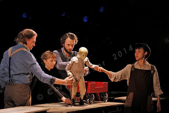 Prototype Festival presents “The Scarlet Ibis” Directed by Mallory Catlett, Music Direction by Steven Osgood, Puppetry Design by Tom Lee, Set Design by Joseph Silovsky, Lighting Design by Jeanette Oi-