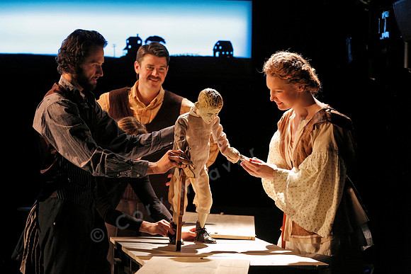 Prototype Festival presents “The Scarlet Ibis” Directed by Mallory Catlett, Music Direction by Steven Osgood, Puppetry Design by Tom Lee, Set Design by Joseph Silovsky, Lighting Design by Jeanette Oi-