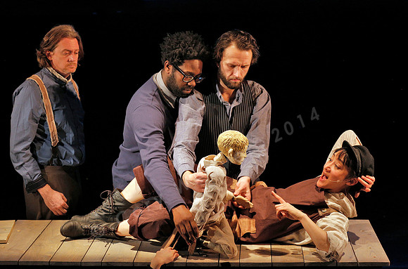 Prototype Festival presents “The Scarlet Ibis” Directed by Mallory Catlett, Music Direction by Steven Osgood, Puppetry Design by Tom Lee, Set Design by Joseph Silovsky, Lighting Design by Jeanette Oi-