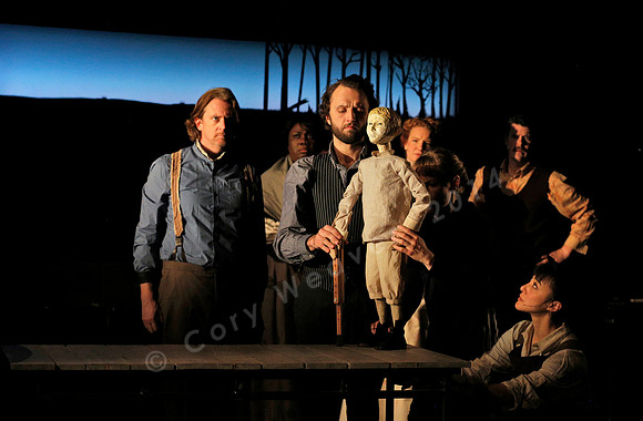Prototype Festival presents “The Scarlet Ibis” Directed by Mallory Catlett, Music Direction by Steven Osgood, Puppetry Design by Tom Lee, Set Design by Joseph Silovsky, Lighting Design by Jeanette Oi-