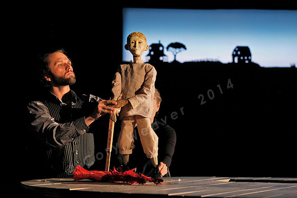 Prototype Festival presents “The Scarlet Ibis” Directed by Mallory Catlett, Music Direction by Steven Osgood, Puppetry Design by Tom Lee, Set Design by Joseph Silovsky, Lighting Design by Jeanette Oi-