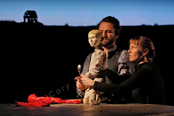 Prototype Festival presents “The Scarlet Ibis” Directed by Mallory Catlett, Music Direction by Steven Osgood, Puppetry Design by Tom Lee, Set Design by Joseph Silovsky, Lighting Design by Jeanette Oi-