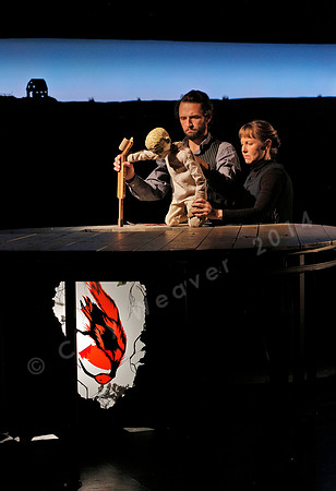 Prototype Festival presents “The Scarlet Ibis” Directed by Mallory Catlett, Music Direction by Steven Osgood, Puppetry Design by Tom Lee, Set Design by Joseph Silovsky, Lighting Design by Jeanette Oi-