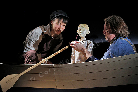 Prototype Festival presents “The Scarlet Ibis” Directed by Mallory Catlett, Music Direction by Steven Osgood, Puppetry Design by Tom Lee, Set Design by Joseph Silovsky, Lighting Design by Jeanette Oi-