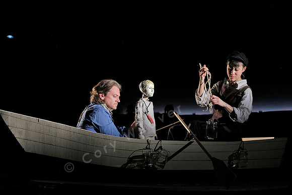 Prototype Festival presents “The Scarlet Ibis” Directed by Mallory Catlett, Music Direction by Steven Osgood, Puppetry Design by Tom Lee, Set Design by Joseph Silovsky, Lighting Design by Jeanette Oi-