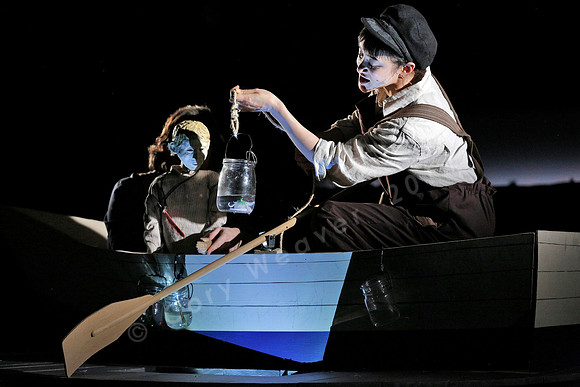 Prototype Festival presents “The Scarlet Ibis” Directed by Mallory Catlett, Music Direction by Steven Osgood, Puppetry Design by Tom Lee, Set Design by Joseph Silovsky, Lighting Design by Jeanette Oi-