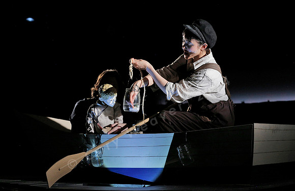Prototype Festival presents “The Scarlet Ibis” Directed by Mallory Catlett, Music Direction by Steven Osgood, Puppetry Design by Tom Lee, Set Design by Joseph Silovsky, Lighting Design by Jeanette Oi-